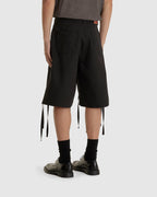 Applique Shorts Black