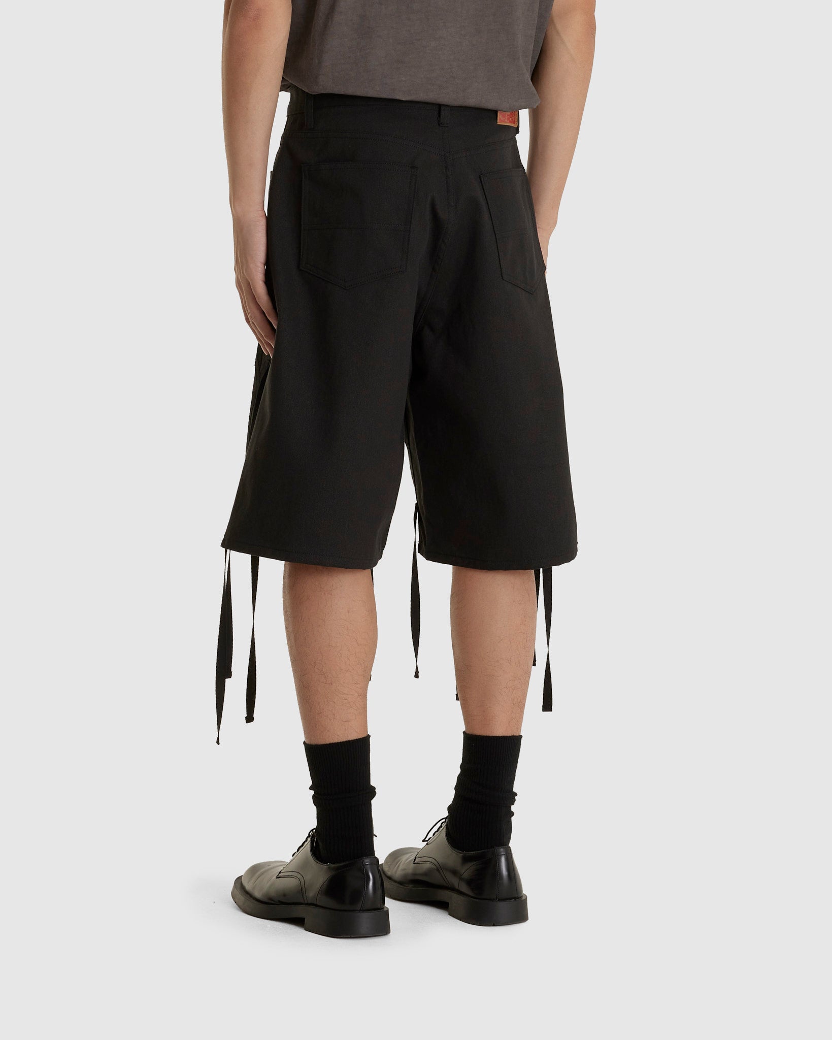 Applique Shorts Black