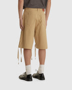Applique Shorts Beige