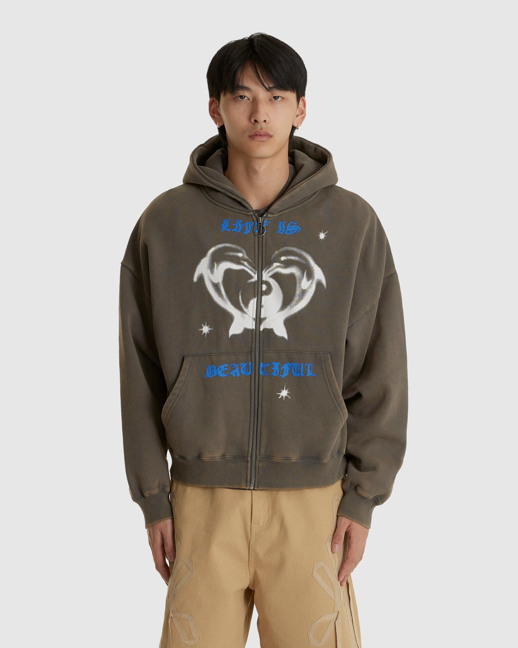 Life is Beautiful Zip Hoodie