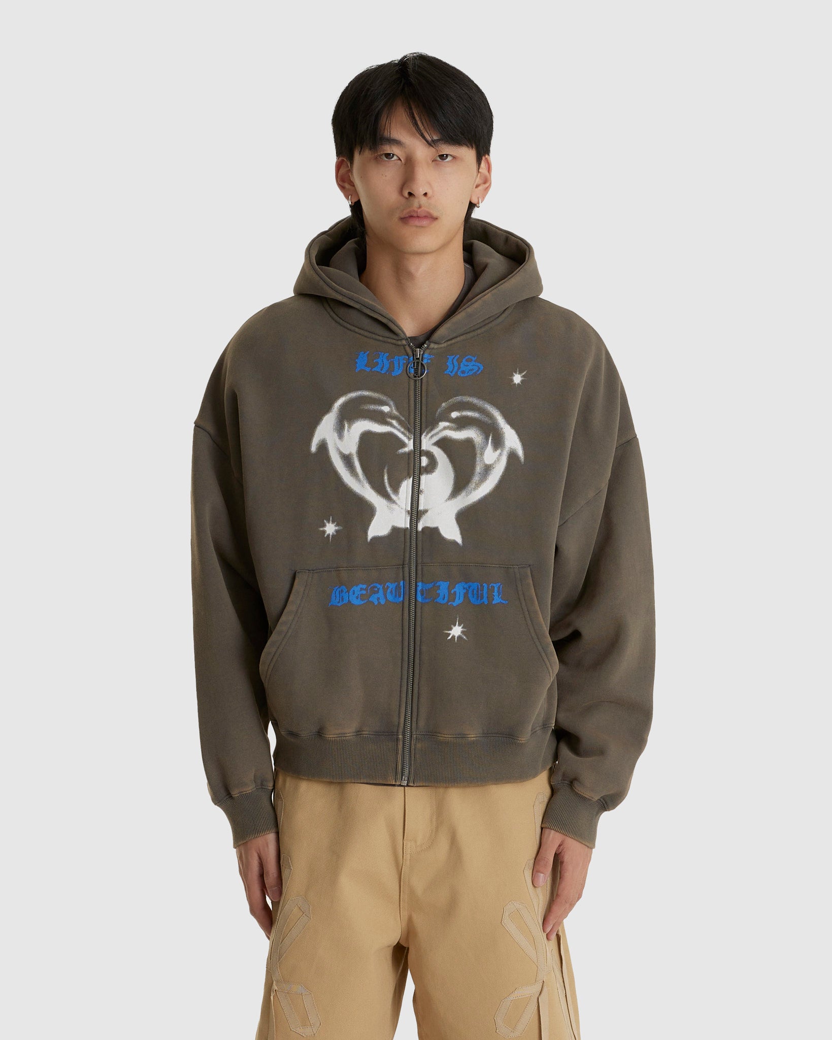 Life is Beautiful Zip Hoodie