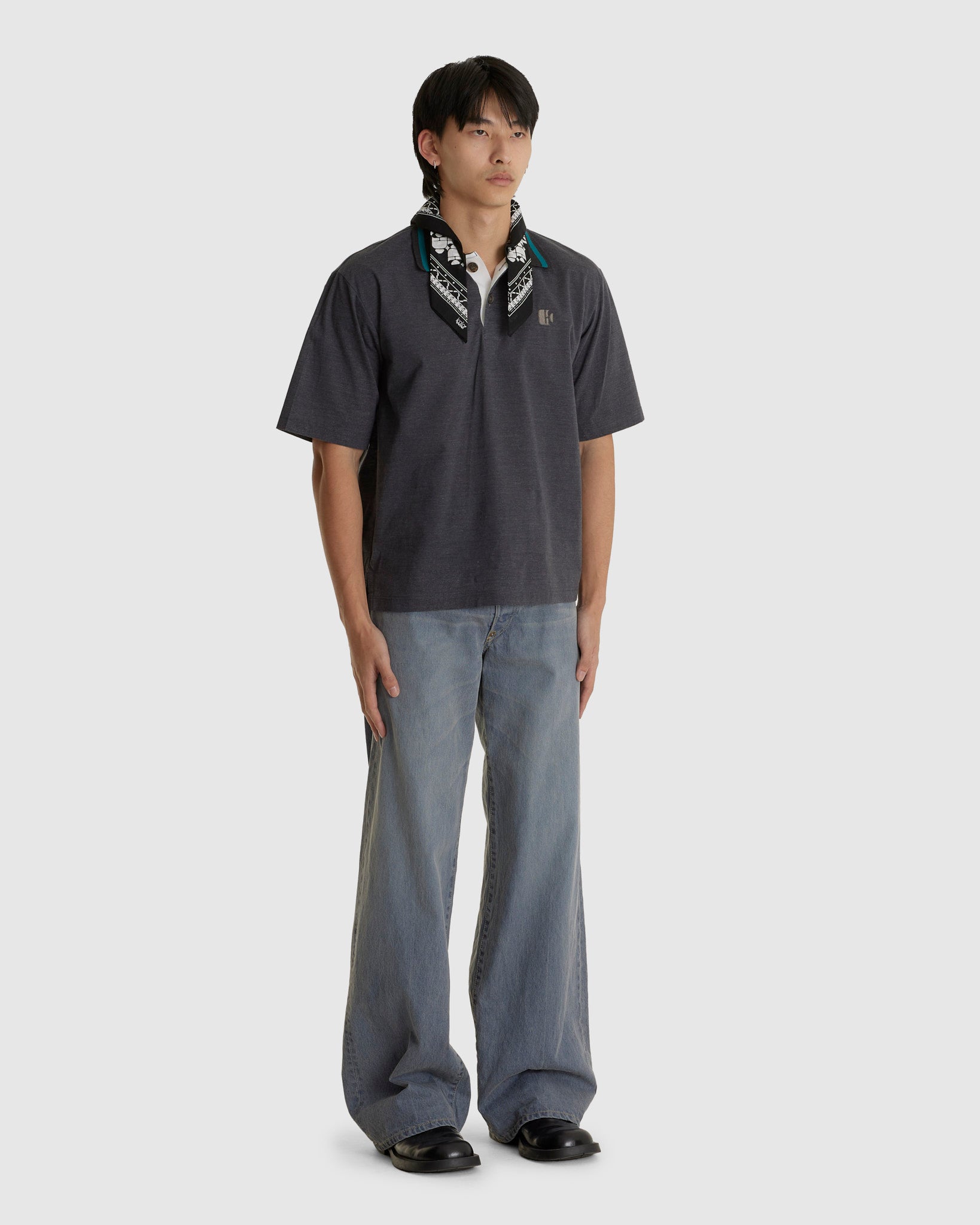 Short Sleeve Bandana Polo