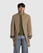 Layered Coat Beige/Khaki
