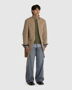 Layered Coat Beige/Khaki