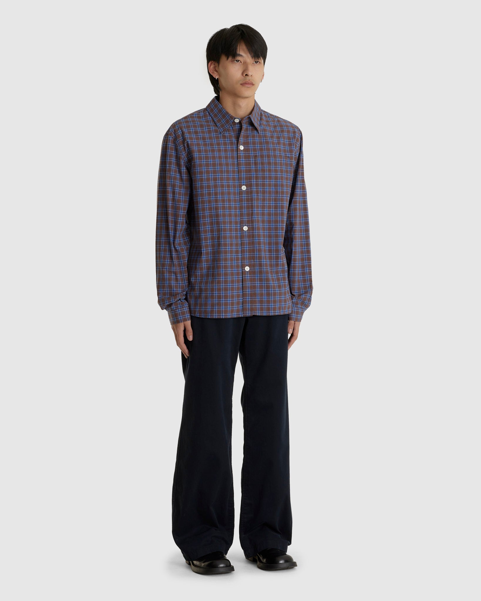 Shirt 4.0 Brown/Blue Check