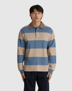 Rugby Polo 1.0 Blue Sand Stripe