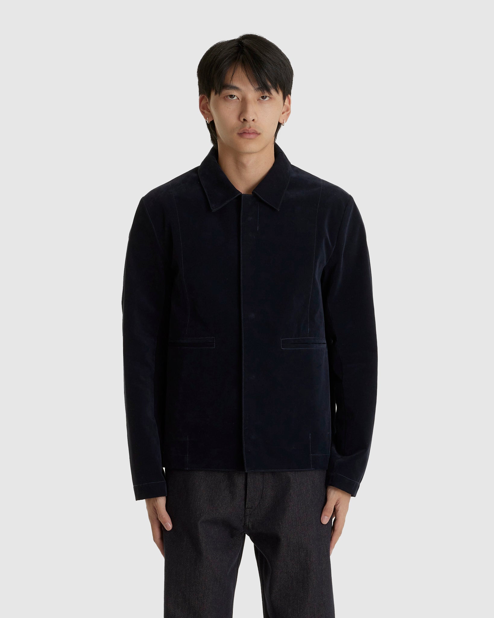 omar afridi tres jacket テーラードジャケット Omar Afridi(オマールアフリディ)のCOATED TRES JACKET(BROWN