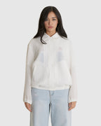 Sheer Striped Blouson