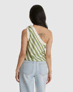 Stripe Scarf Top