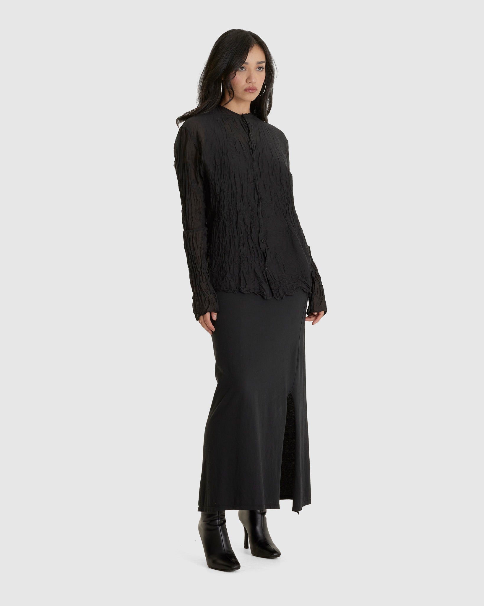 No. 262 Crushed Taffeta Shirt