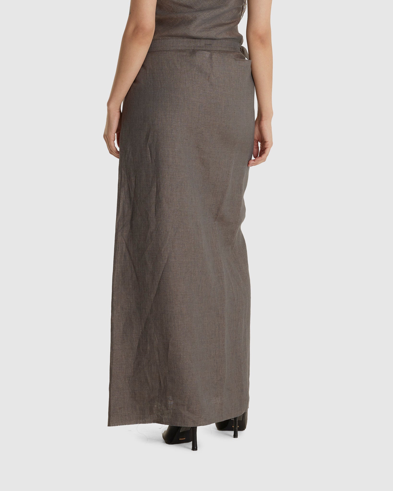 No. 304 Linen Wrap Skirt