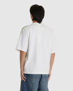 Big Tee Green/White Stripe
