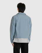 Fitted Zip Jacket Blue/Grey/White Check