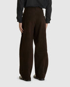 Double-Pleated Vase Pants