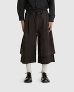 Double Layers Cropped Pants