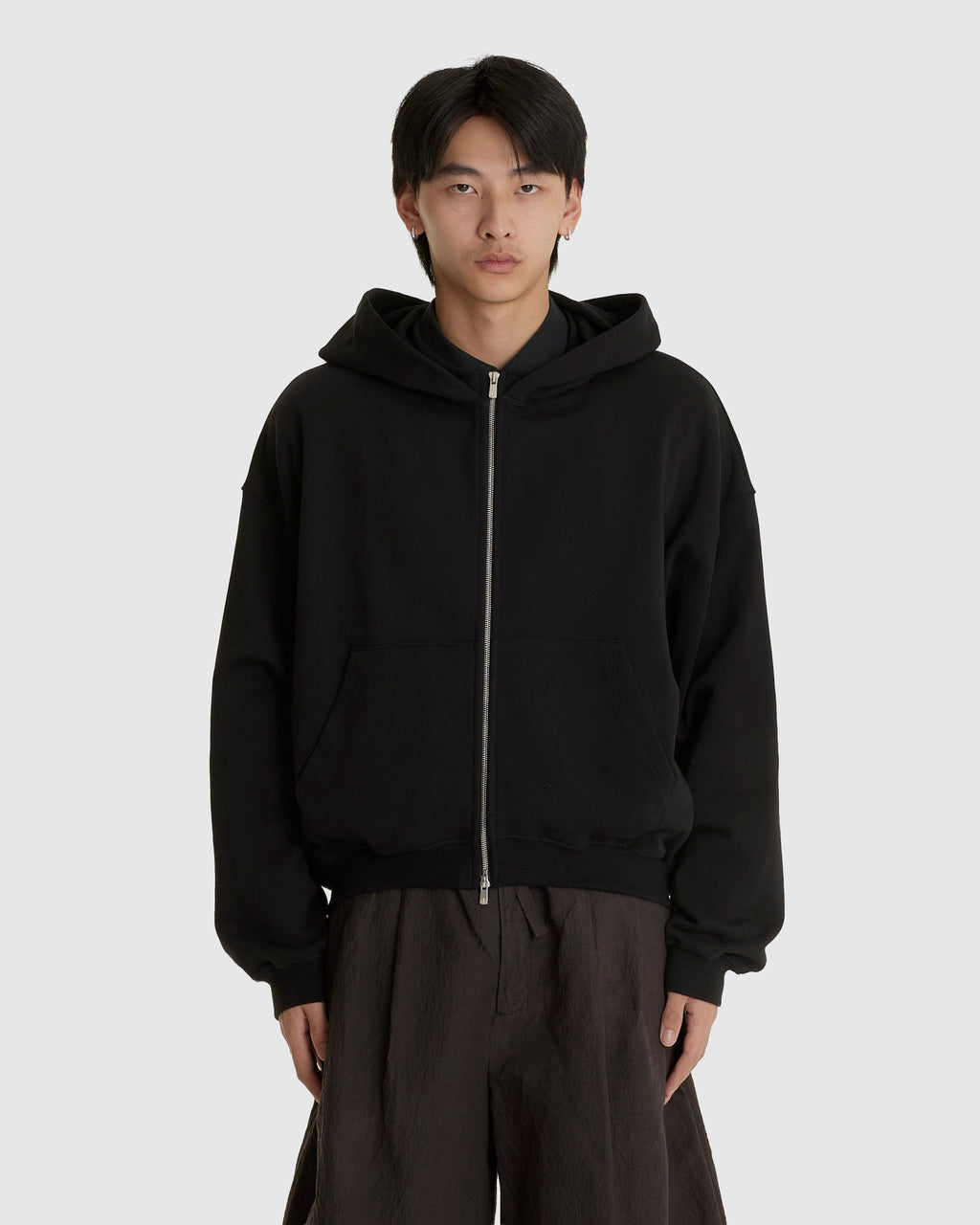 RH Zip Up Hoodie Black