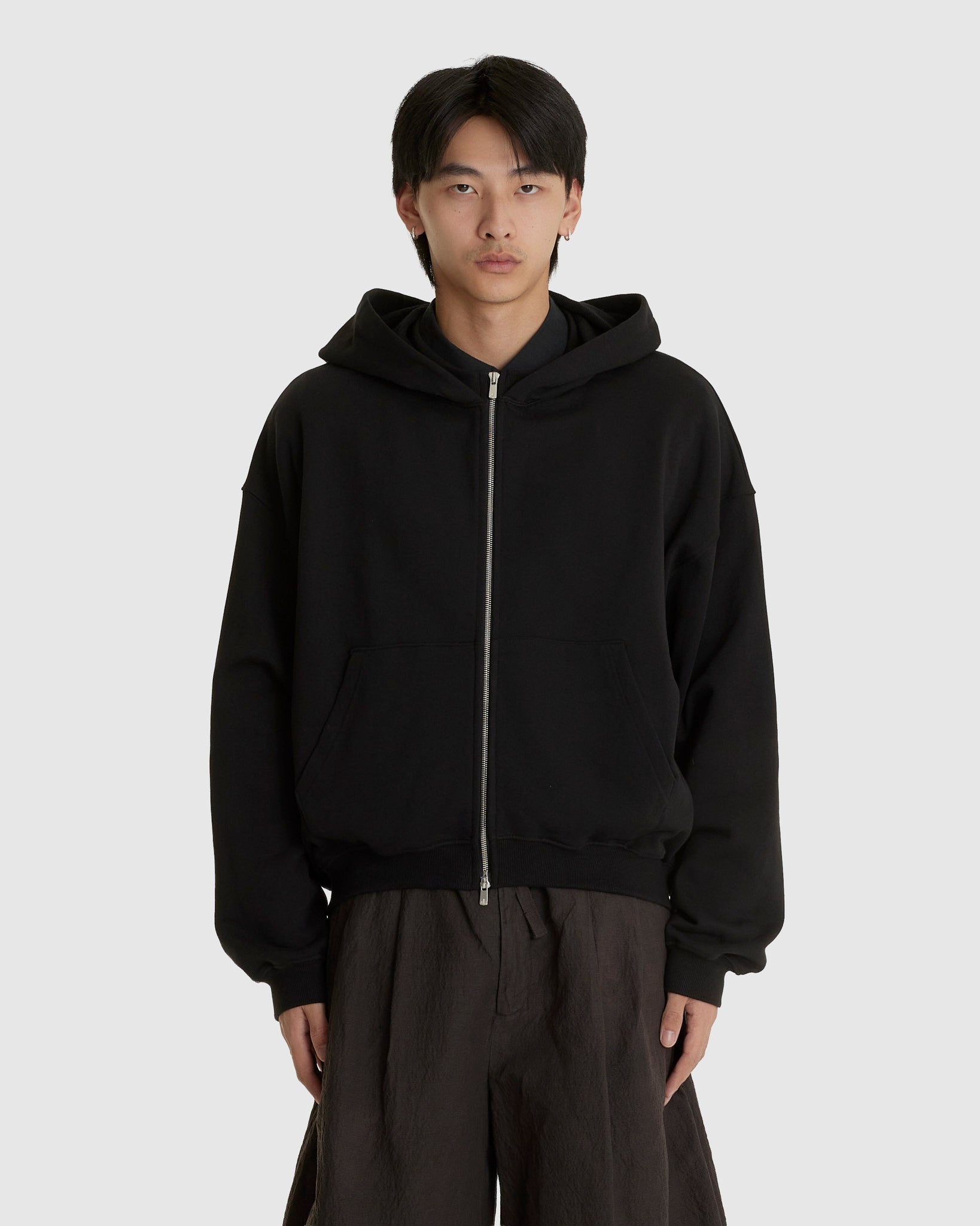 RH Zip Up Hoodie Black