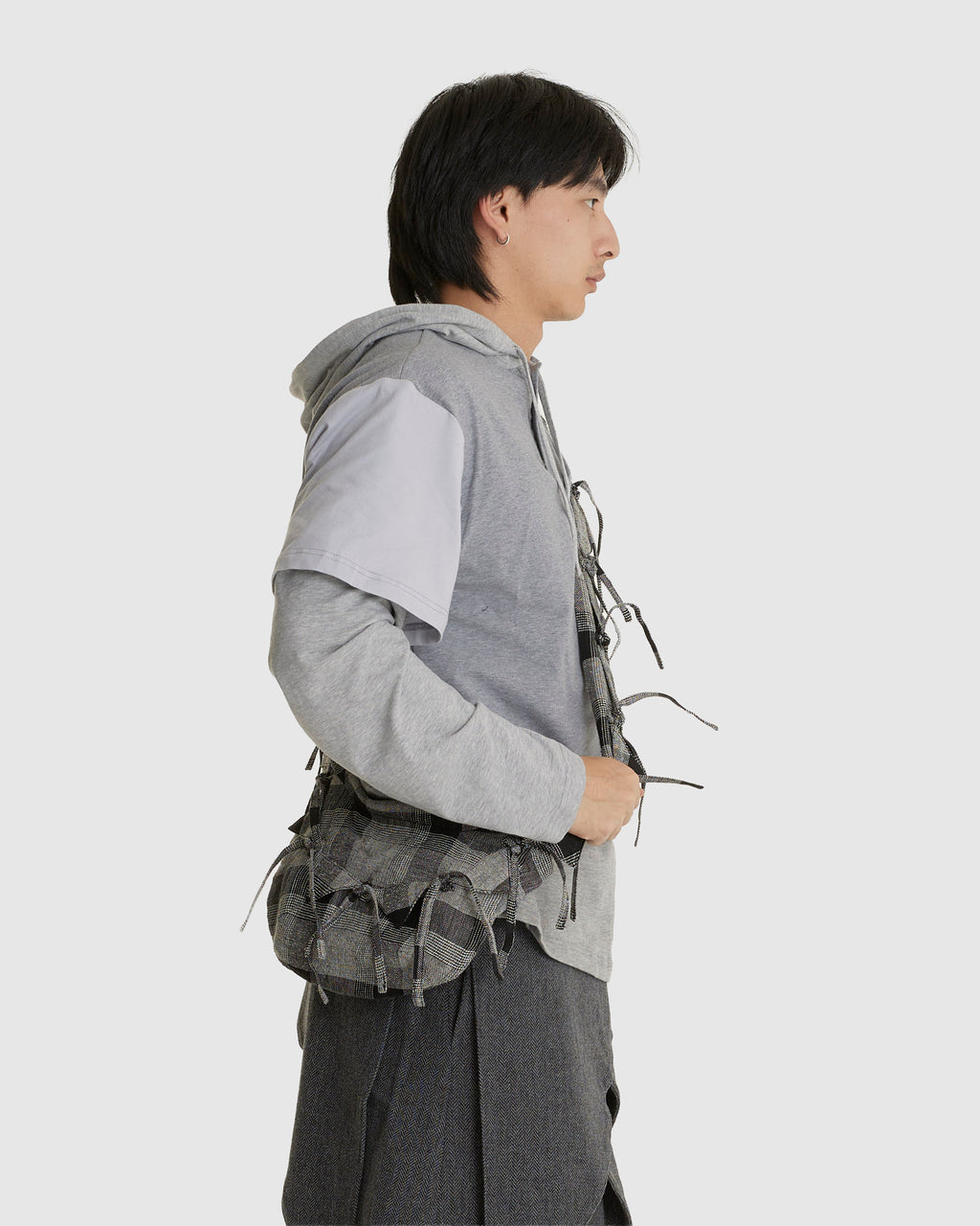 Mini Talisman Bag Black Checked