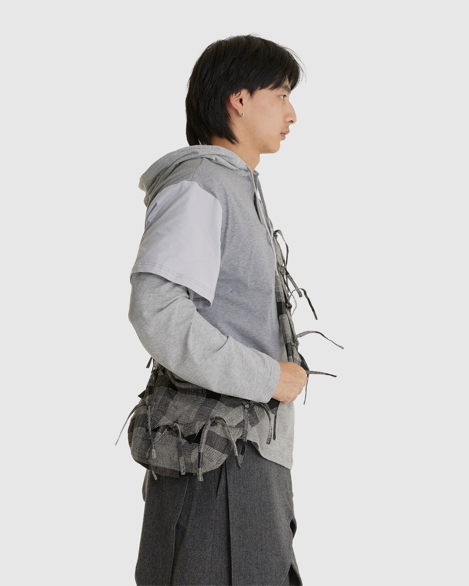 Mini Talisman Bag Black Checked