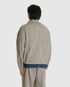 Farkas Pullover Jacket Textured Stripe