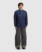 Lot. 117 Work Shirt Faded Navy Check