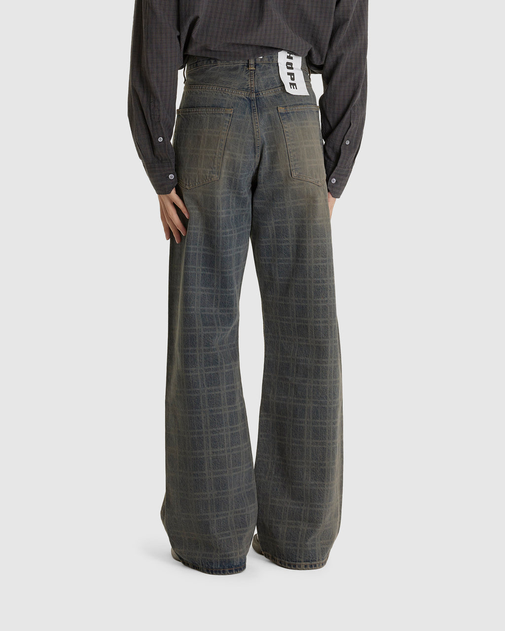 Criss Jeans Dusty Blue Check