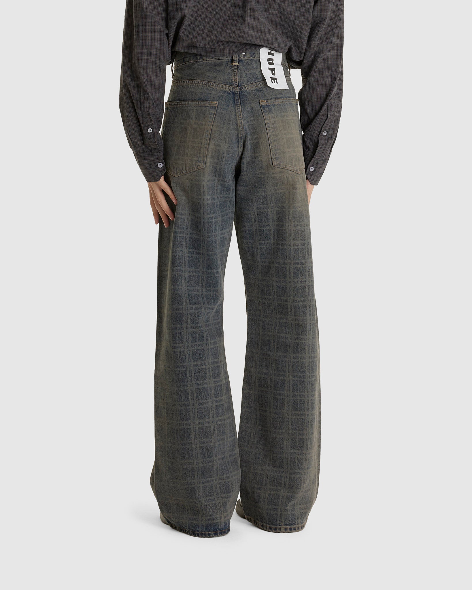 Criss Jeans Dusty Blue Check