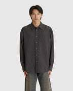 Room Shirt Warm Grey Micro Check