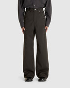Stellar Trousers Brown Melange Twill