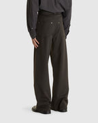 Stellar Trousers Brown Melange Twill
