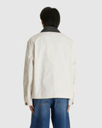 Leather Collar Barn Jacket