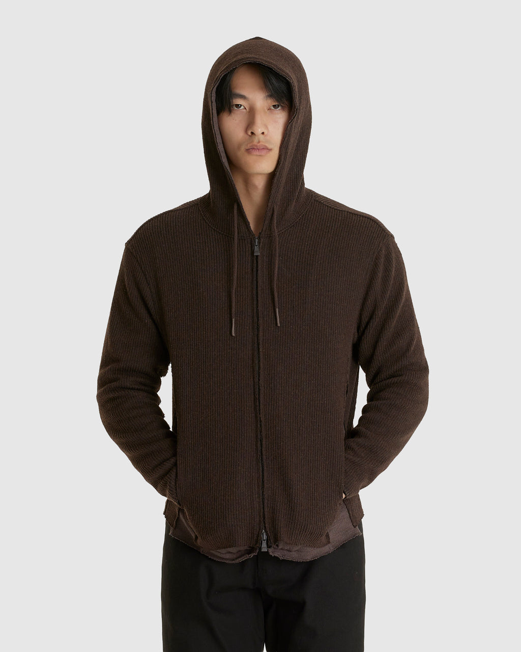 EP.9 01 Hoodie Zip Up Brown