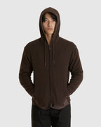 EP.9 01 Hoodie Zip Up Brown