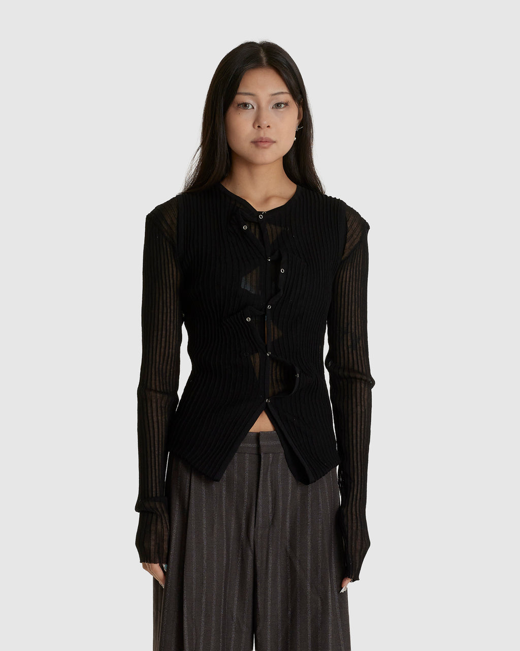 Double Up Rib Cardigan