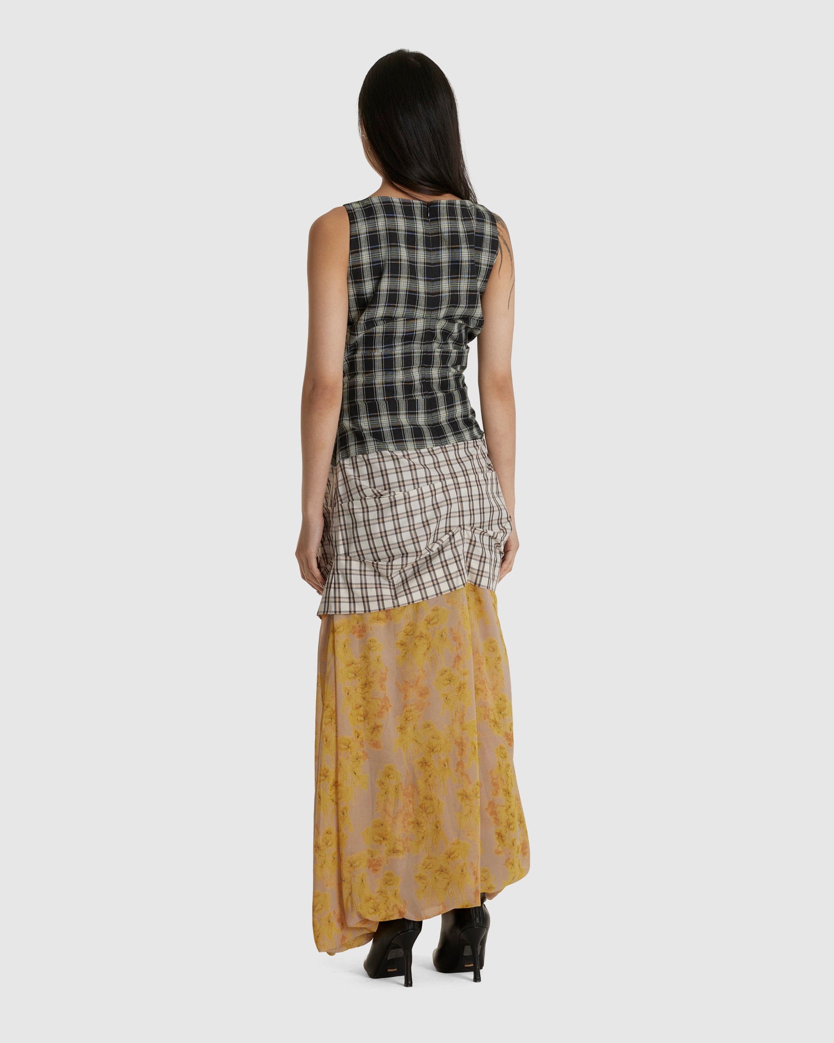 Emily Maxi Dress Multi Plaid