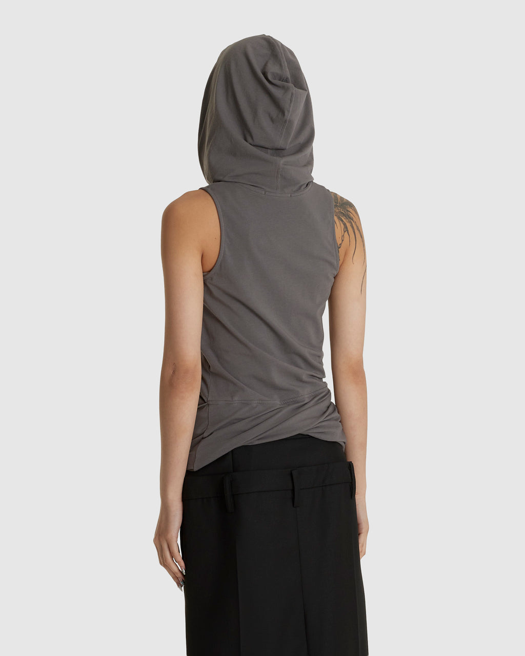 Hooded Sleeveless Top