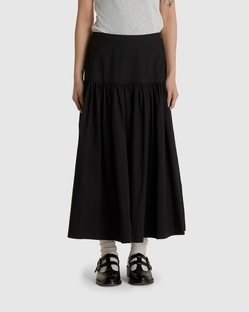 Shirring Culotte Pants