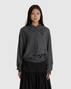 Big Cowl Tie Pullover