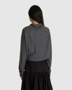Big Cowl Tie Pullover