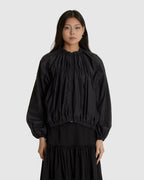 Nylon Shirring Jumper