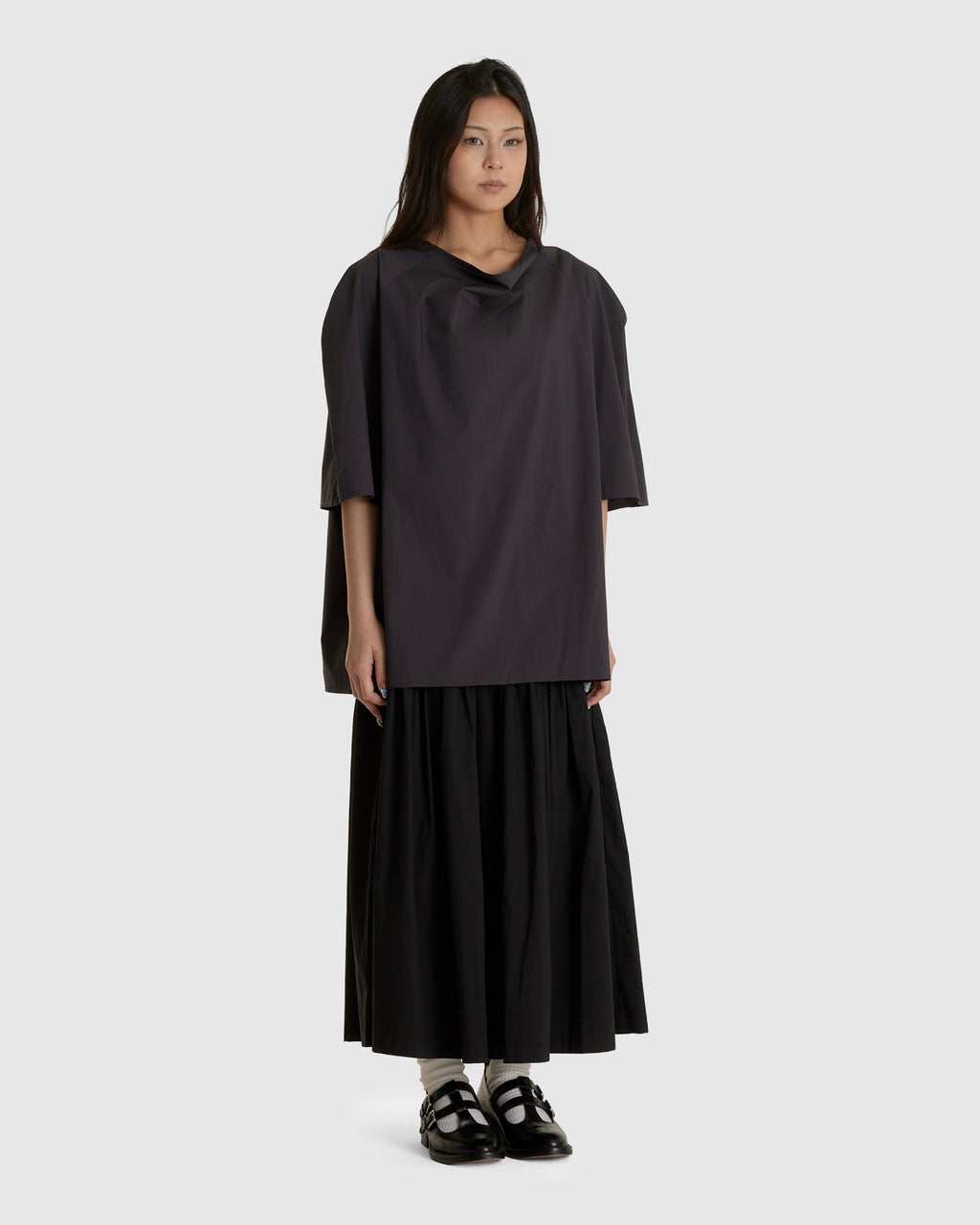 Raglan Cowl Neck Top (W)