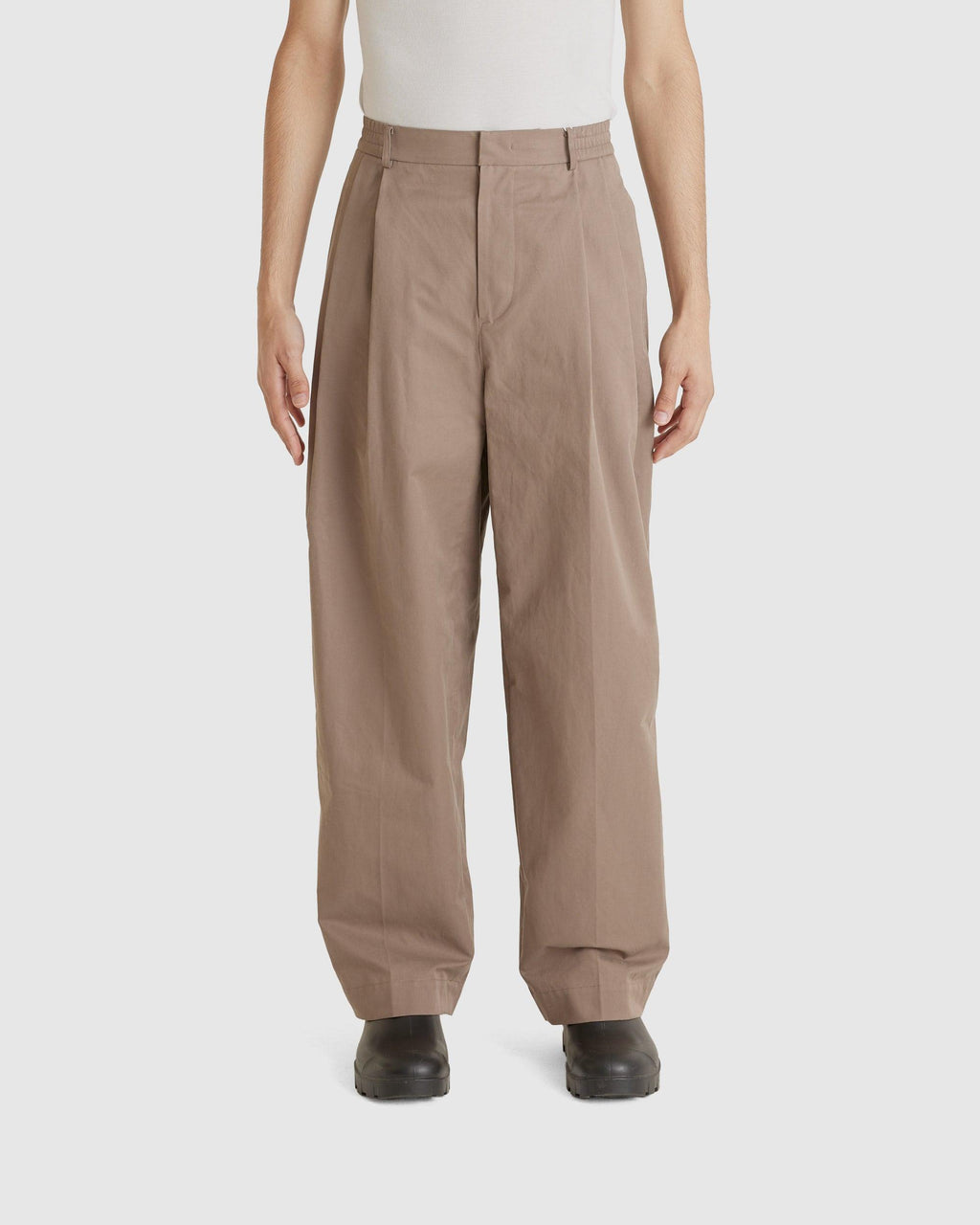 Side Pocket Pants Brown
