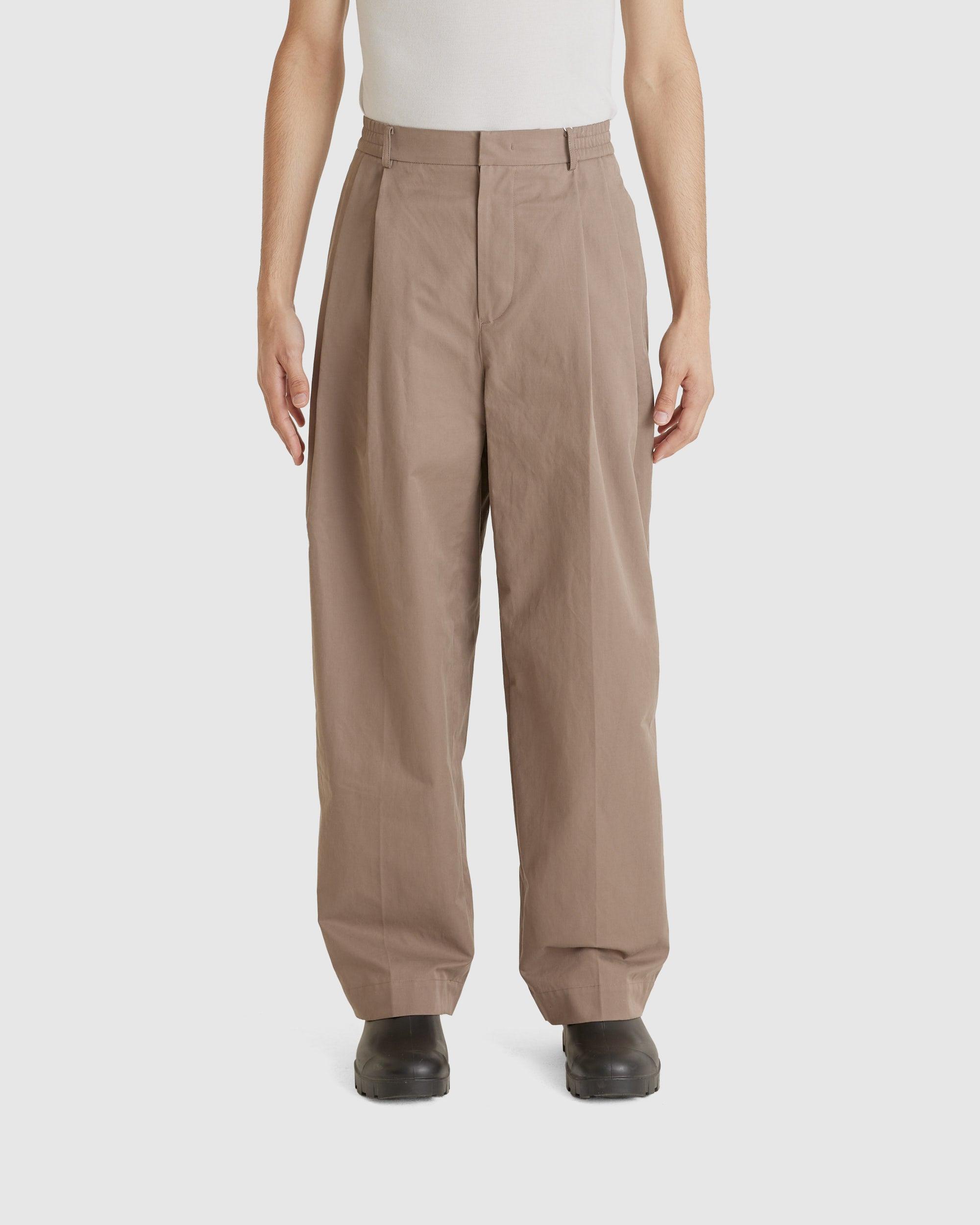 Side Pocket Pants Brown