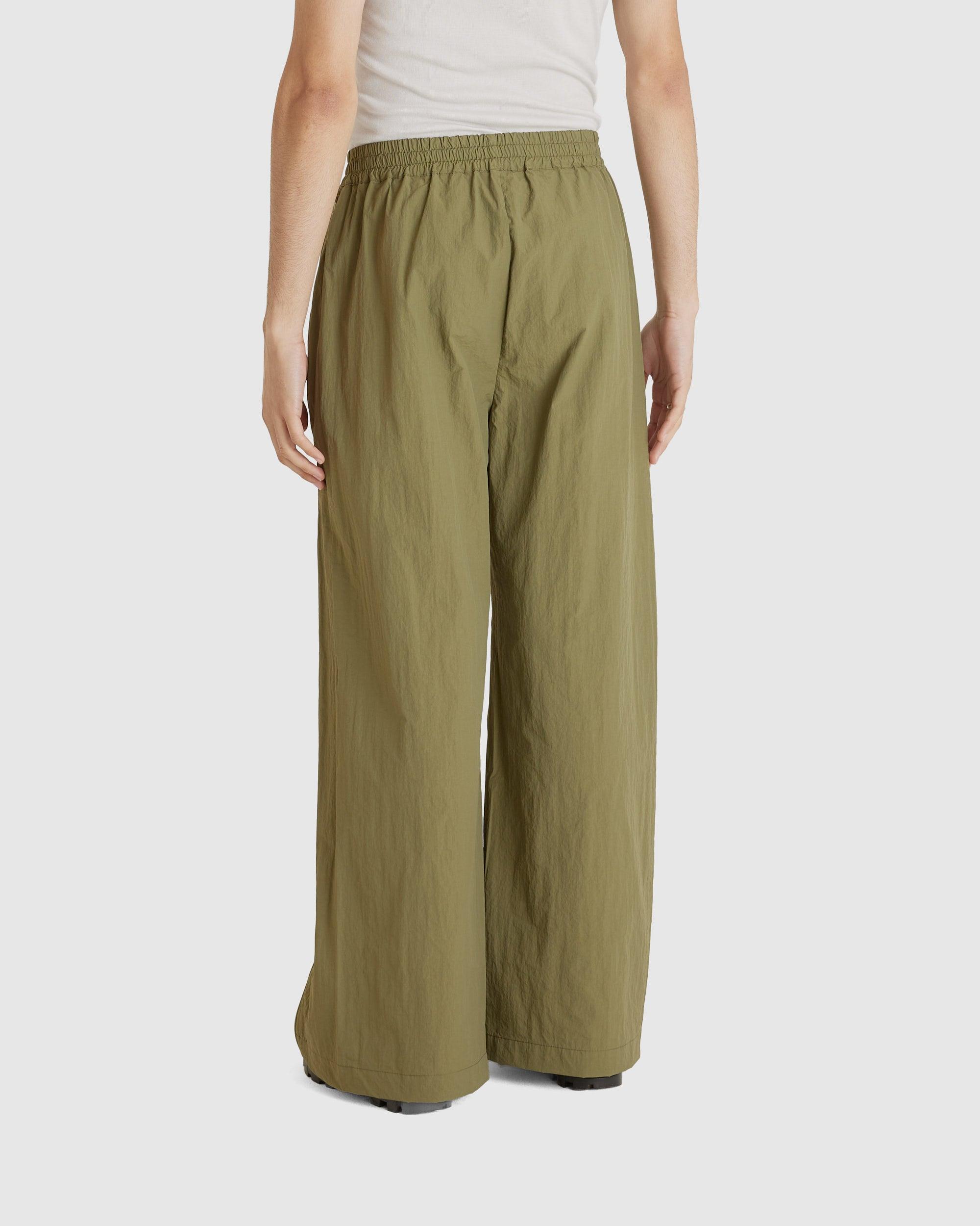 Zipper Track Pants Khaki