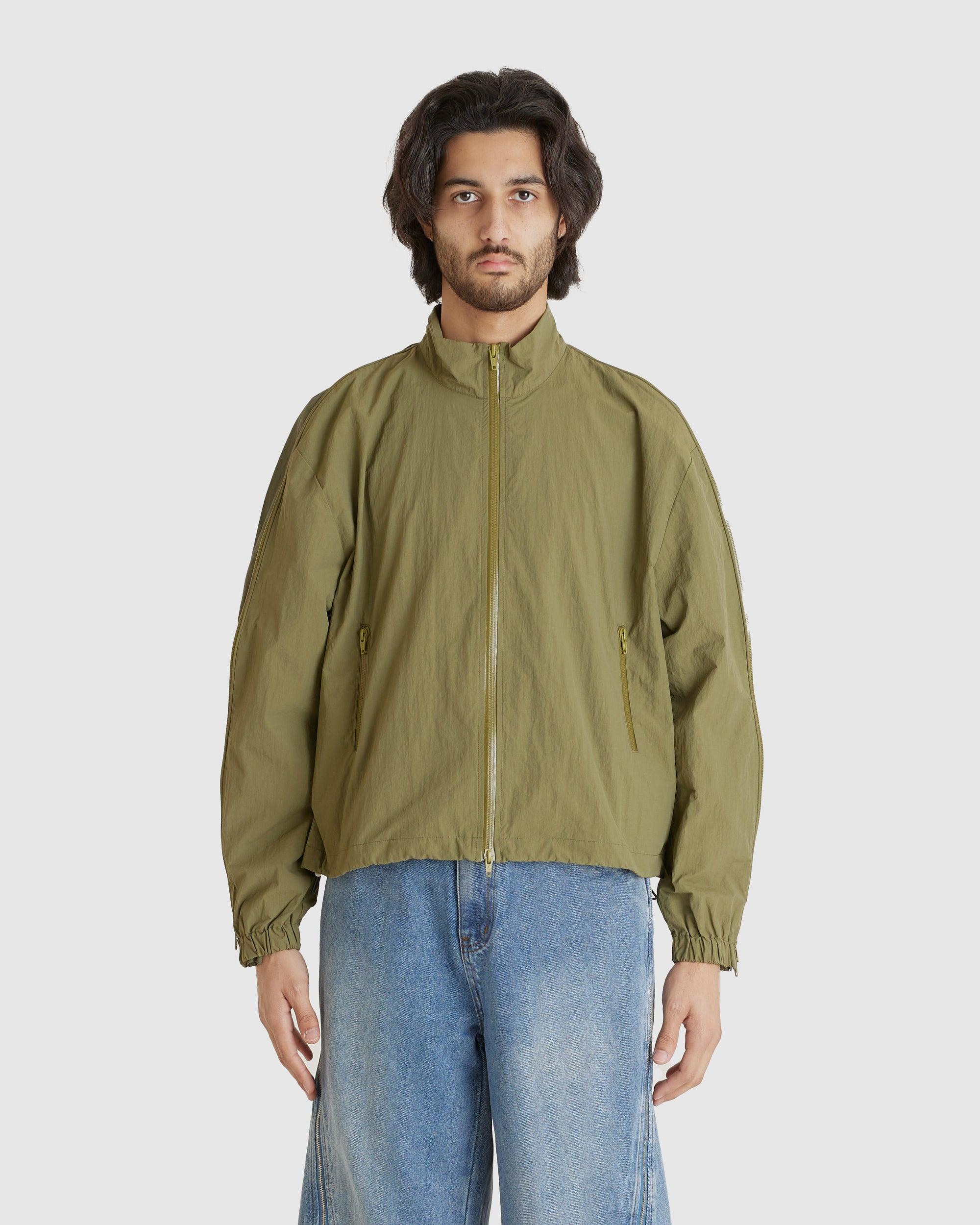 Zipper Bungy Jacket Khaki