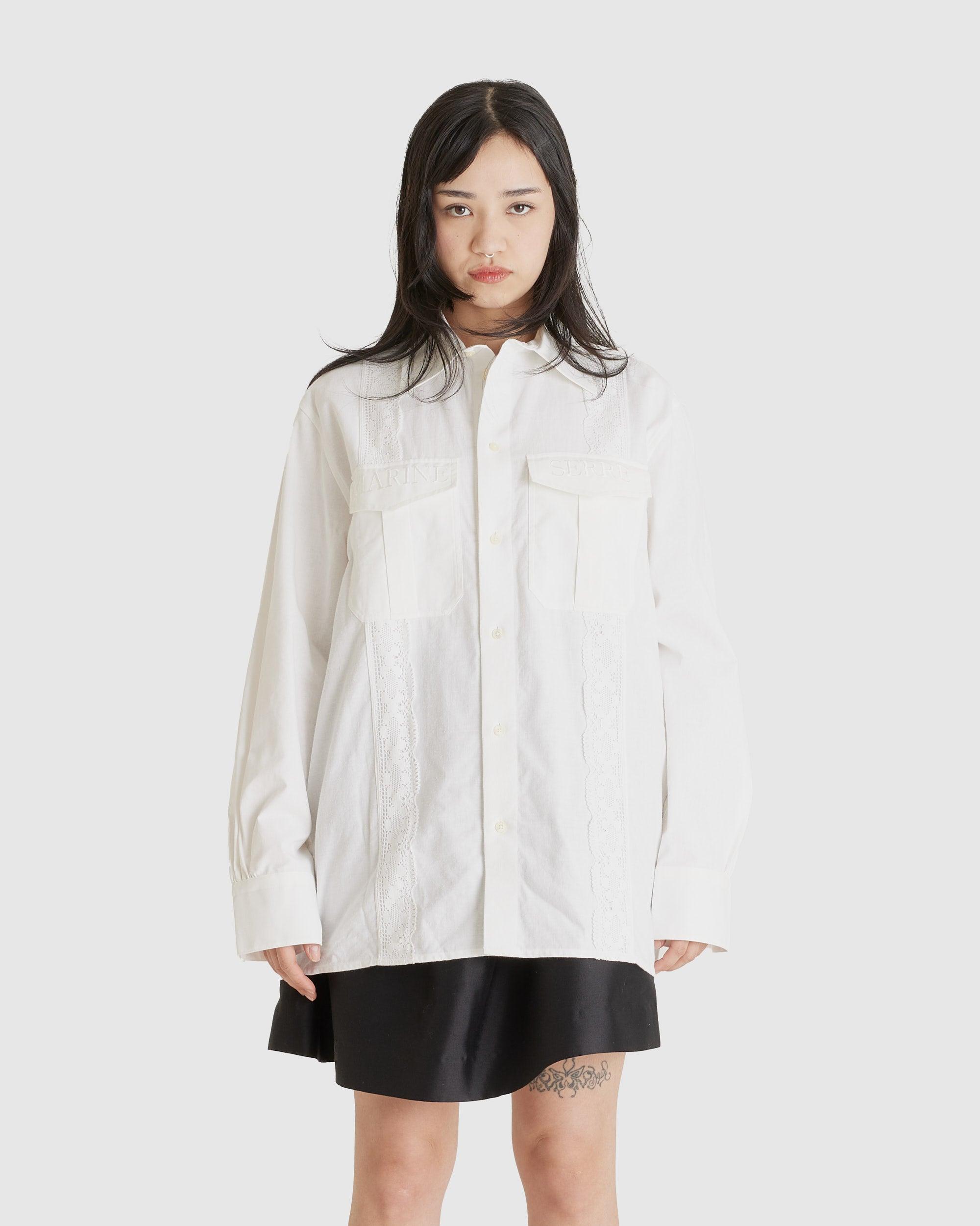 Upcycled Household Linen Twin Pocket Shirt