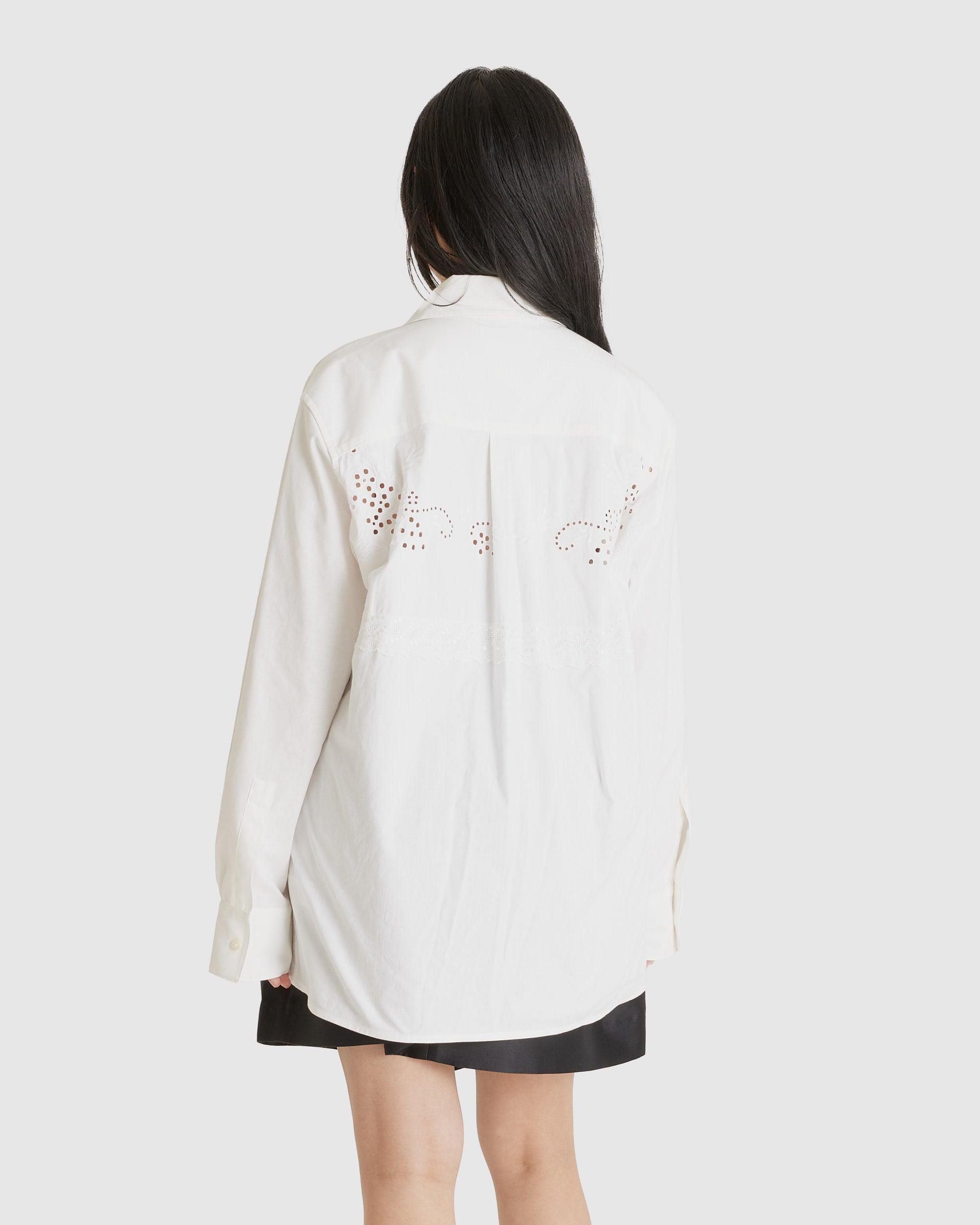 Upcycled Household Linen Twin Pocket Shirt