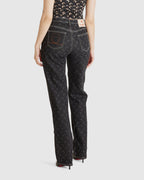 Moon Laser Denim Loose Jeans