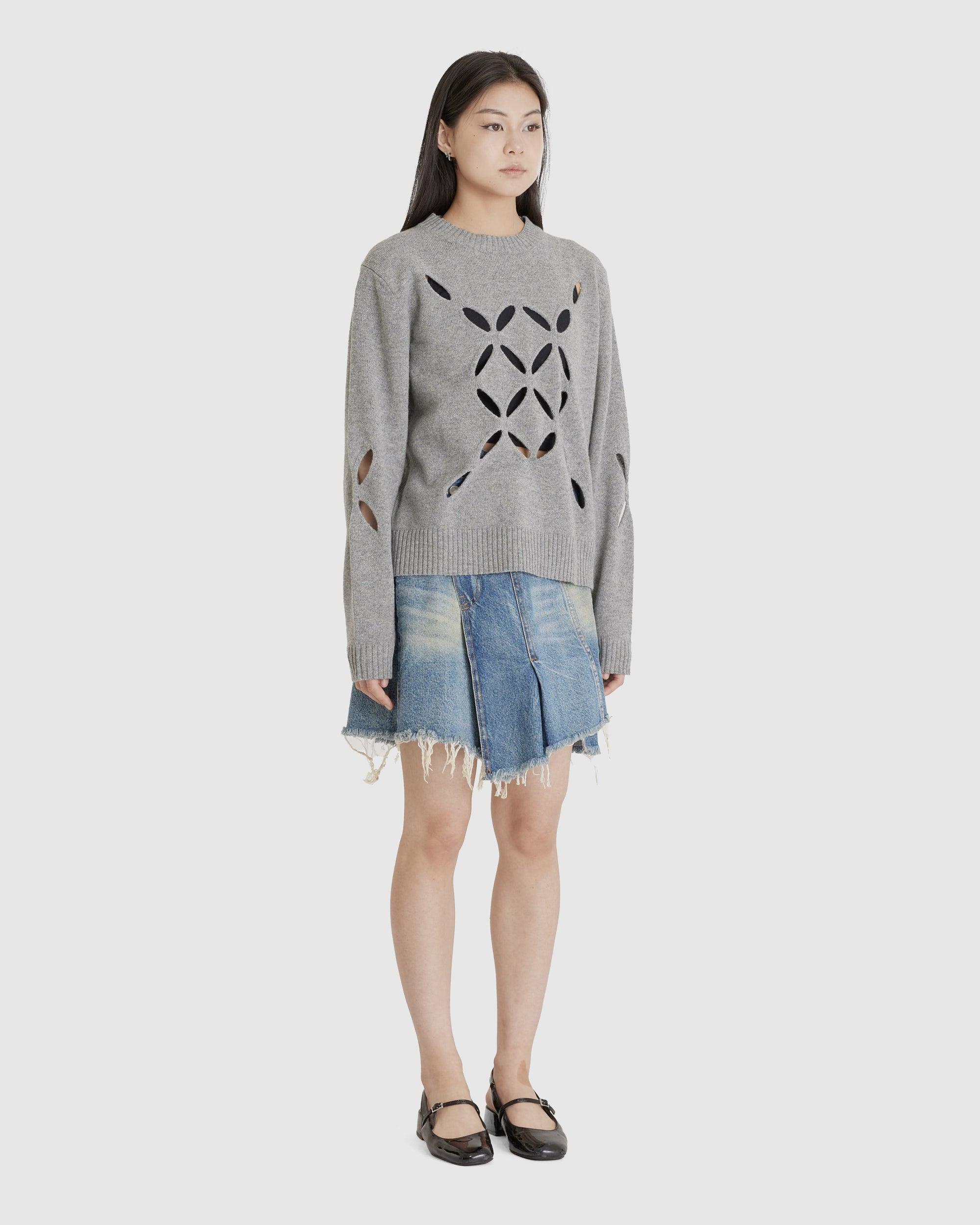 Slashed Jumper Grey (W)