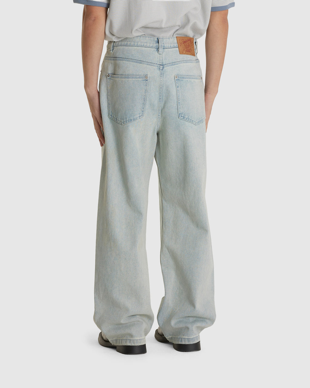 Straight Cut Sand Washed Jeans